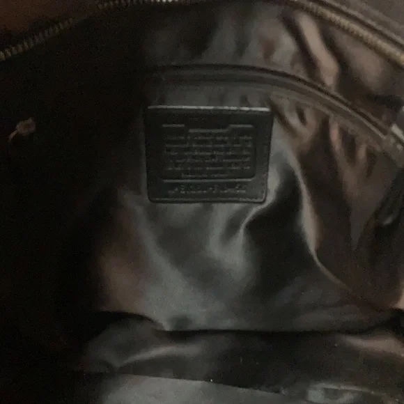coach black leather bag - Picture 6 of 11